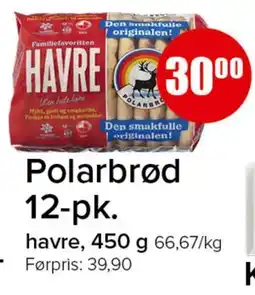 Spar Polarbrød 12-pk tilbud