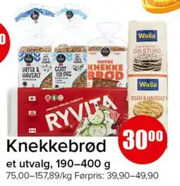 Spar Knekkebrød tilbud