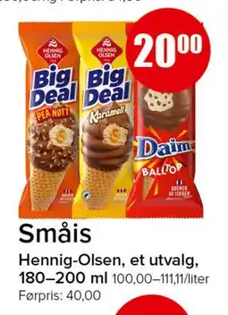 Spar Småis tilbud