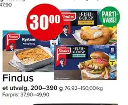 Spar Findus tilbud