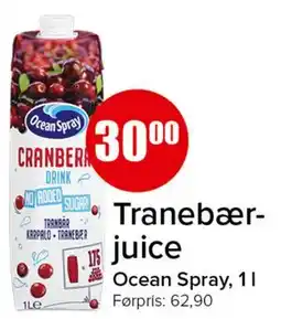 Spar Tranebær-juice tilbud