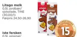 Meny Litago melk tilbud