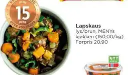 Meny Lapskaus tilbud