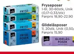 Meny Fryseposer tilbud