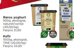 Meny Røros yoghurt tilbud