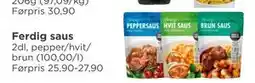 Meny Ferdig saus tilbud