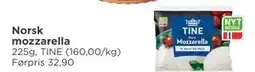 Meny Norsk mozzarella tilbud