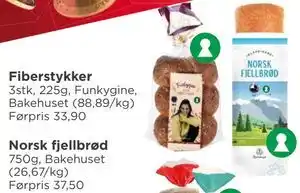 Meny Norsk fjellbrød tilbud