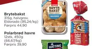 Meny Polarbrød havre tilbud