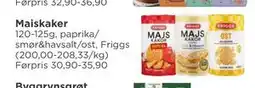 Meny Maiskaker tilbud