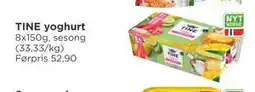 Meny TINE yoghurt tilbud