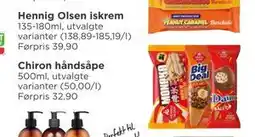 Meny Hennig Olsen iskrem tilbud