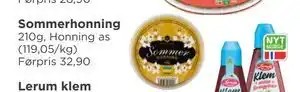Meny Sommerhonning tilbud