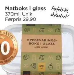 Meny Matboks i glass tilbud