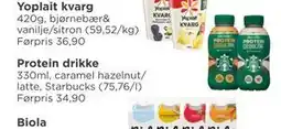 Meny Protein drikke tilbud
