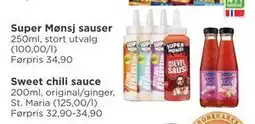 Meny Super Mønsj sauser tilbud