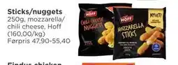 Meny Sticks/nuggets tilbud