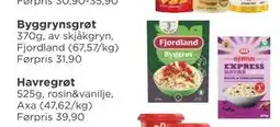 Meny Havregrøt tilbud