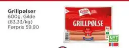 Meny Grillpølser tilbud