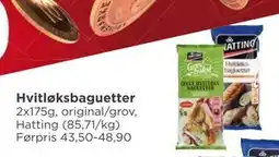 Meny Hvitløksbaguetter tilbud