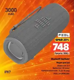 POWER Feel Bluetooth høyttaler Meget god lyd tilbud