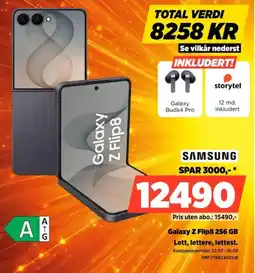 POWER Samsung Galaxy Z Flip8 256 GB Lett, lettere, lettest. tilbud
