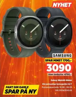 POWER Samsung Galaxy Watch9 44mm Din personlige helseguide 24/7 tilbud