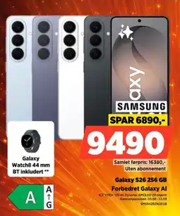 POWER Samsung Galaxy S26 256 GB Forbedret Galaxy Al tilbud