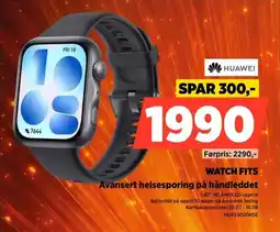 POWER Huawei WATCH FITS Avansert helsesporing på håndleddet tilbud