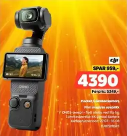 POWER Dji Pocket 3 Gimbal kamera Film magiske øyeblikk tilbud