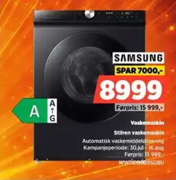 POWER Samsung Vaskemaskin Stilren vaskemaskin tilbud