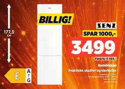 POWER Senz Kombiskap Praktiske skuffer og dørhyller tilbud
