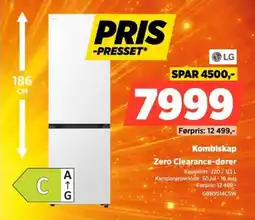 POWER Lg Kombiskap Zero Clearance-dører tilbud