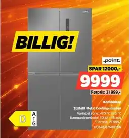 POWER Point Kombiskap Stilfullt Metal Cooling-interior tilbud