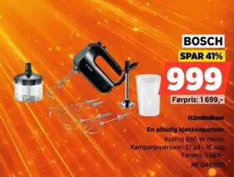 Bosch Händmikser En allsidig kjøkkenpartner