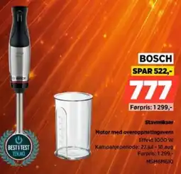 POWER Bosch Stavmikser Motor med overopphetingsvern tilbud