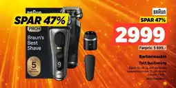 POWER Braun Barbermaskin Tett barbering tilbud
