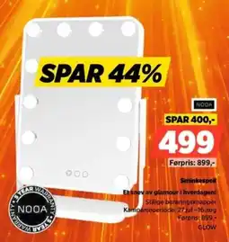POWER Nooa Sminkespeil Et snev av glamour i hverdagen! tilbud