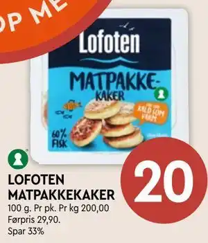 Coop Mega LOFOTEN MATPAKKEKAKER tilbud