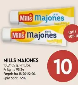 Coop Mega MILLS MAJONES tilbud