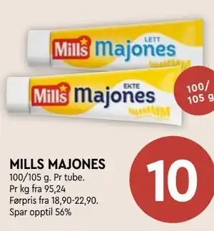 Coop Mega MILLS MAJONES tilbud