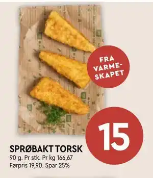 Coop Mega SPRØBAKT TORSK tilbud