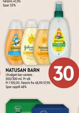 Coop Mega NATUSAN BARN tilbud