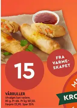 Coop Mega VÅRRULLER tilbud