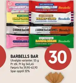 Coop Mega BARBELLS BAR tilbud