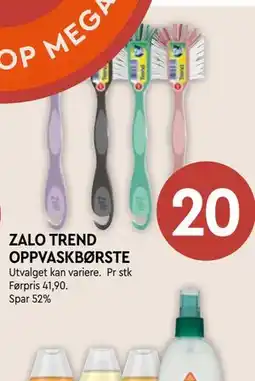 Coop Mega ZALO TREND OPPVASKBØRSTE tilbud