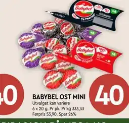Coop Mega BABYBEL OST MINI tilbud