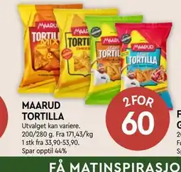 Coop Mega MAARUD TORTILLA tilbud