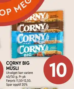 Coop Mega CORNY BIG MÜSLI tilbud