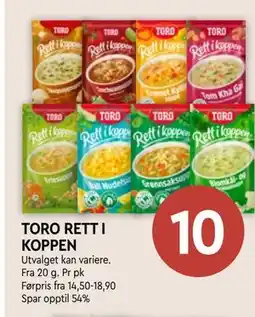 Coop Mega TORO RETT I KOPPEN tilbud